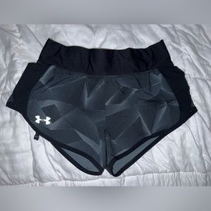 Gray and black Under Armour athletic shorts, size xsmall
